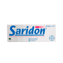 Saridon 250 mg/150 mg/50 mg comprimidos